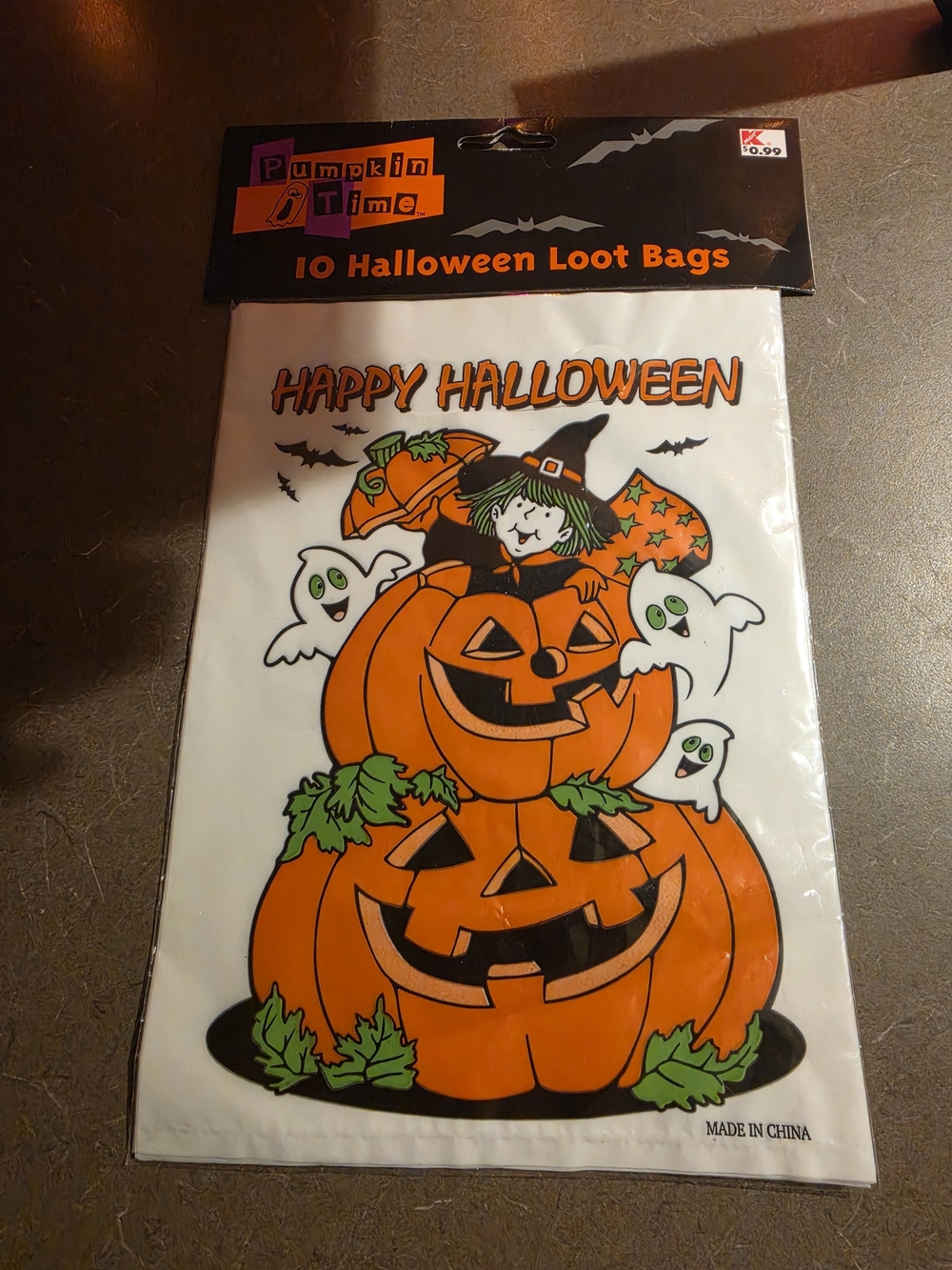 Vintage Halloween Goodie Bags(10 Pack)